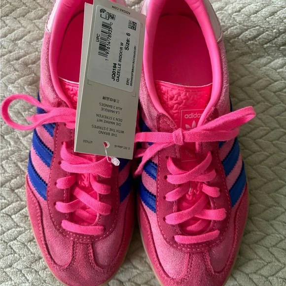 Adidas Gazelle Pink Indoor Sneakers- women’s - Picture 5 of 8